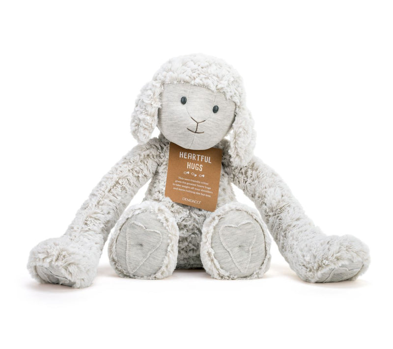 DEMDACO Heartful Hugs 17.5" Weighted Plush Animal — View 2