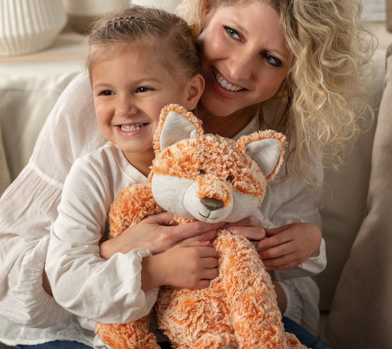 DEMDACO Heartful Hugs 17.5" Weighted Plush Animal — View 7