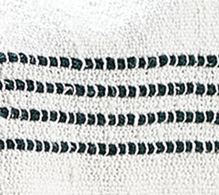 House No. 9 by Home Love 100% Cotton Woven Throw w/ Tassels — View 3