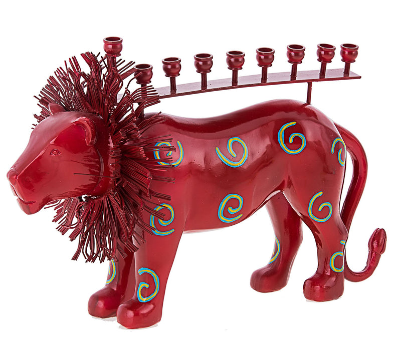 Copa Judaica Menorah Red Lion — Main view