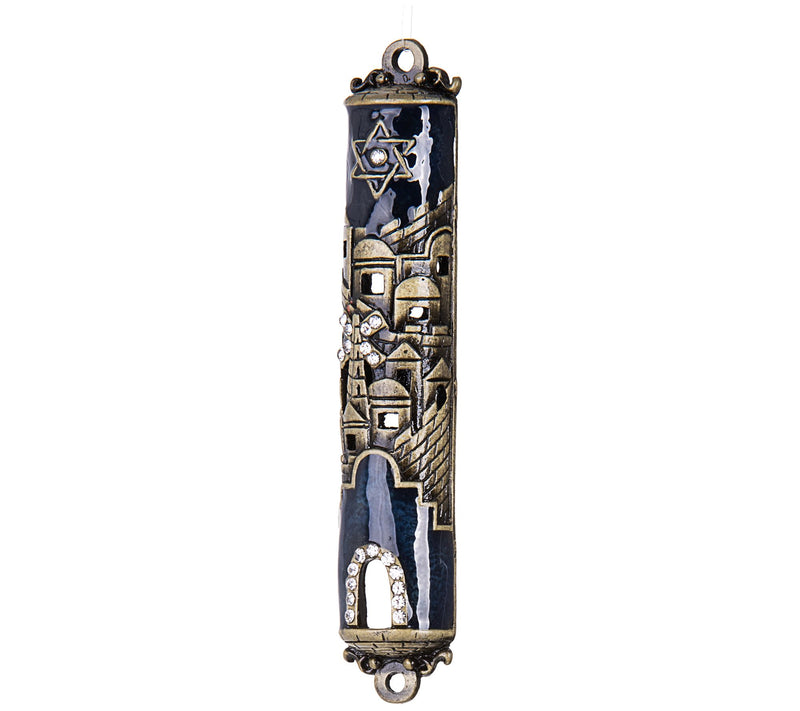 Copa Judaica Mezuzah Case City of Jerusalem — Main view