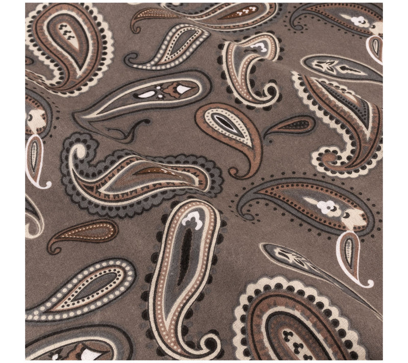 Superior Cotton Flannel Deep Pocket Paisley She et, Split King — View 15