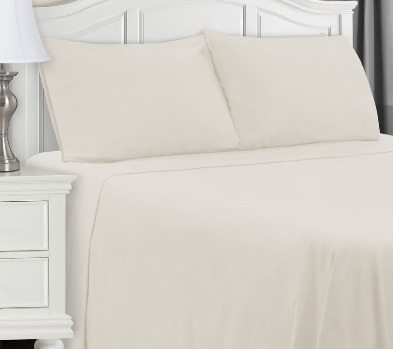 Superior Cotton Flannel Deep Pocket Solid Sheet, Split King — View 7