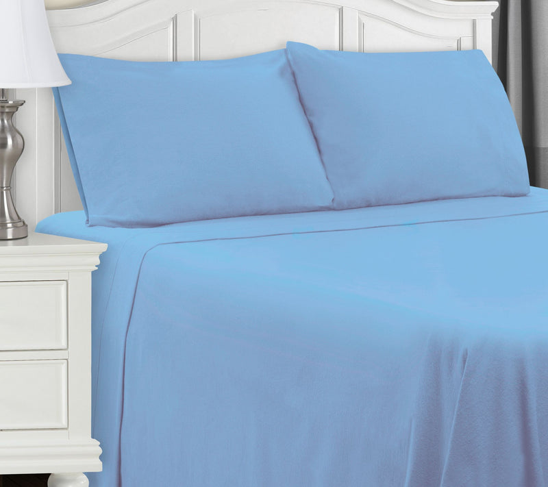 Superior Cotton Flannel Deep Pocket Solid Sheet, Split King — View 9