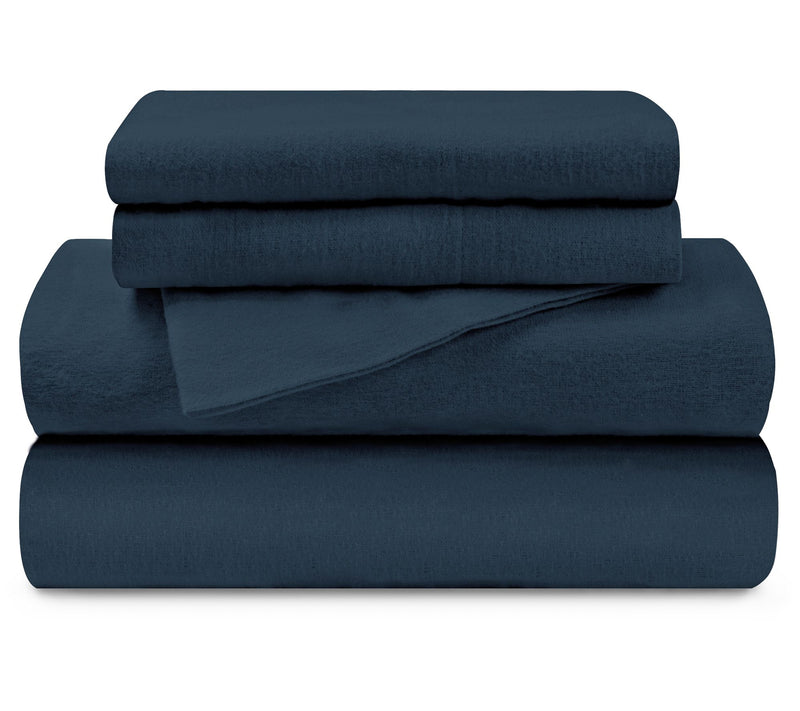 Superior Cotton Flannel Deep Pocket Solid Sheet, Split King — View 20