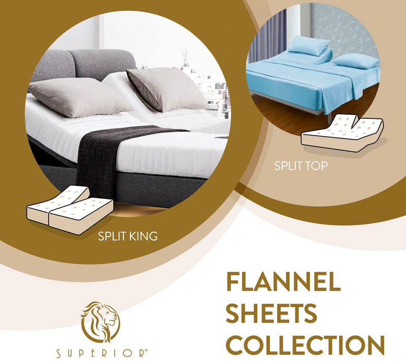 Superior Cotton Flannel  Paisley Sheet Set, California King — View 16
