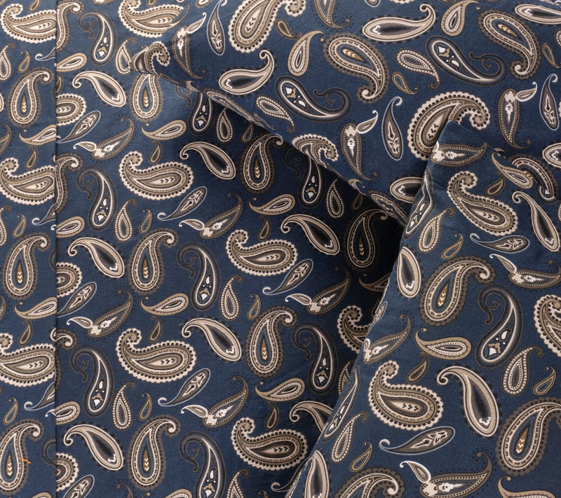 Superior Cotton Flannel Deep Pocket Paisley She et Set, Twin X — View 15