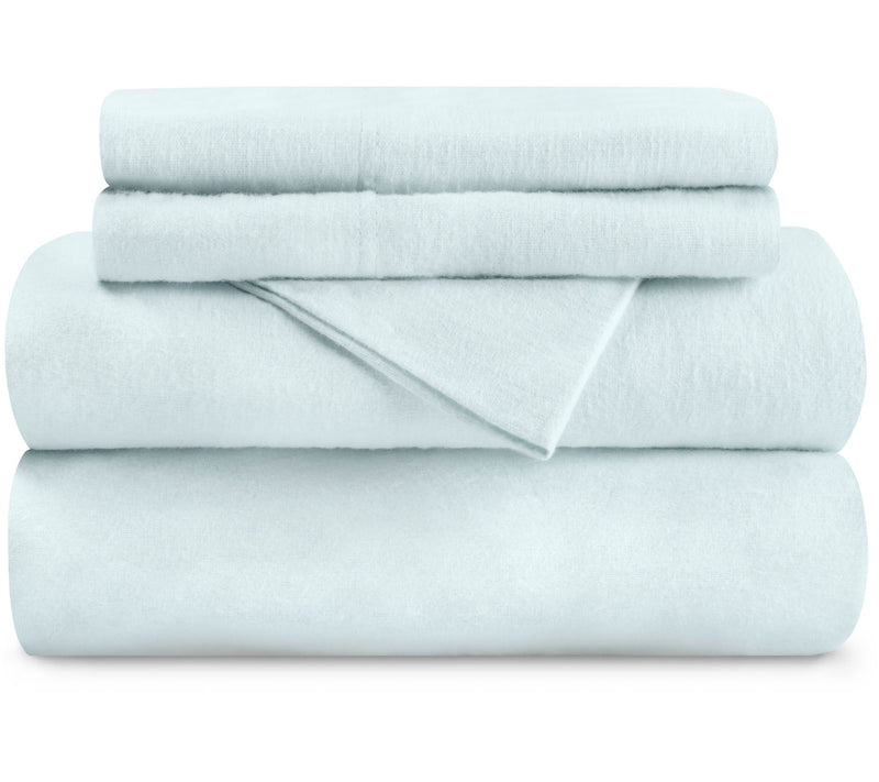 Superior Solid Cotton Flannel Deep Pocket SheetSet, Full — View 7