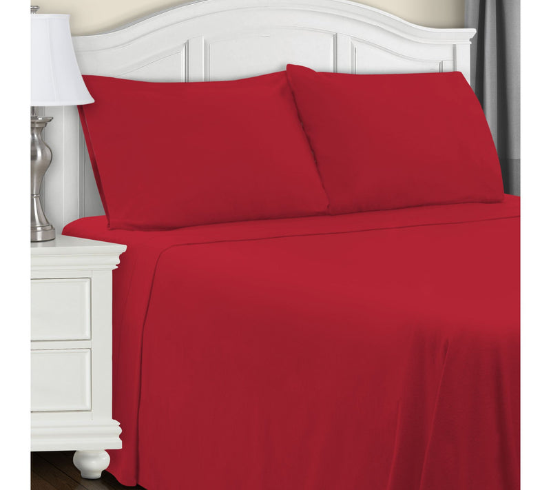 Superior Cotton Solid Deep Pocket 3 Piece SheetSet, Full — View 3