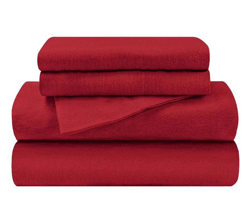 Superior Cotton Solid Flannel Deep Pocket SheetSet, Queen — View 21