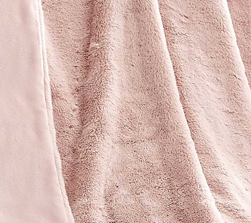 Vince Camuto Soft Faux Rabbit Fur 60x70 Throw i n Gift Box — View 14