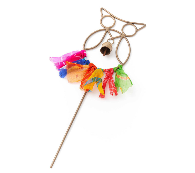 Matr Boomie Swapna Garden Stake Chime  Owl — Main view