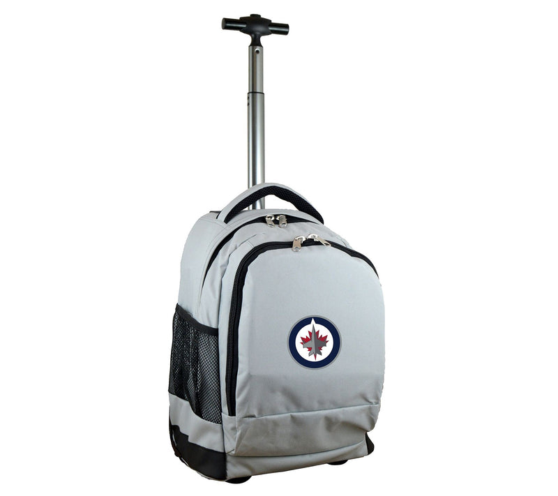 Mojo Licensing NHL 19" Premium Wheeled Backpack, Gray — View 18