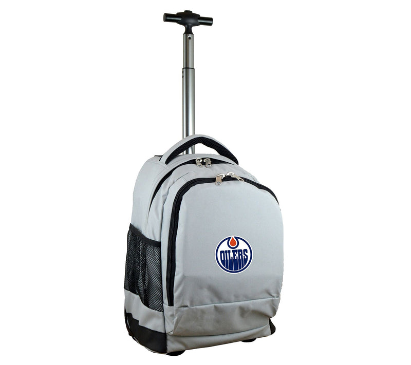 Mojo Licensing NHL 19" Premium Wheeled Backpack, Gray — View 22