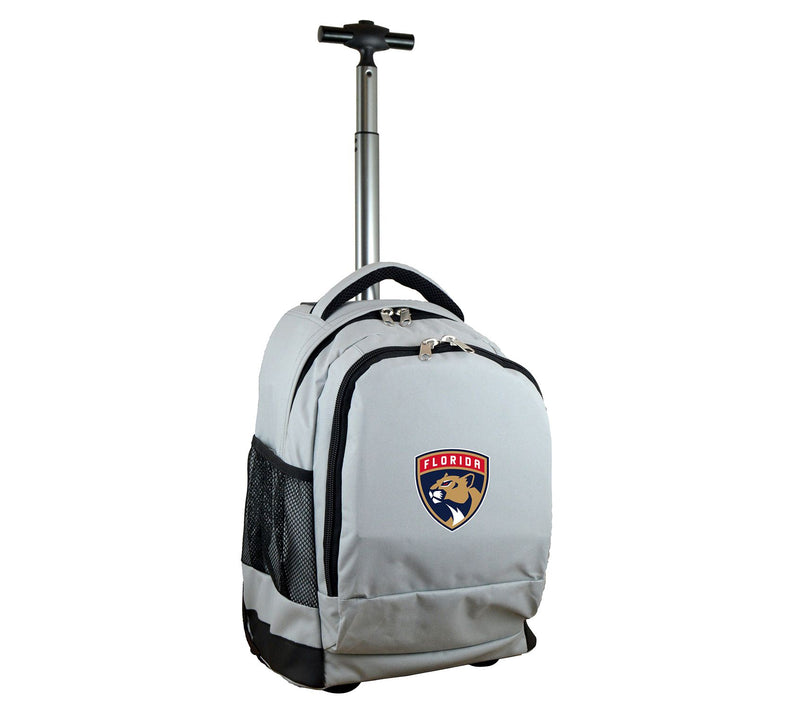 Mojo Licensing NHL 19" Premium Wheeled Backpack, Gray — View 23