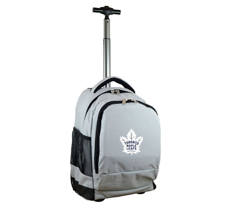 Mojo Licensing NHL 19" Premium Wheeled Backpack, Gray — View 21