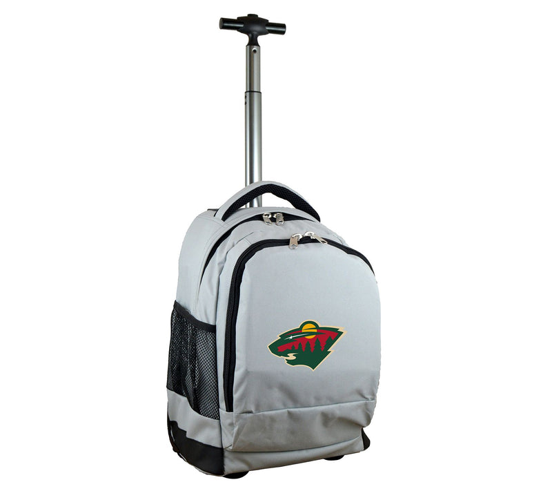 Mojo Licensing NHL 19" Premium Wheeled Backpack, Gray — View 32