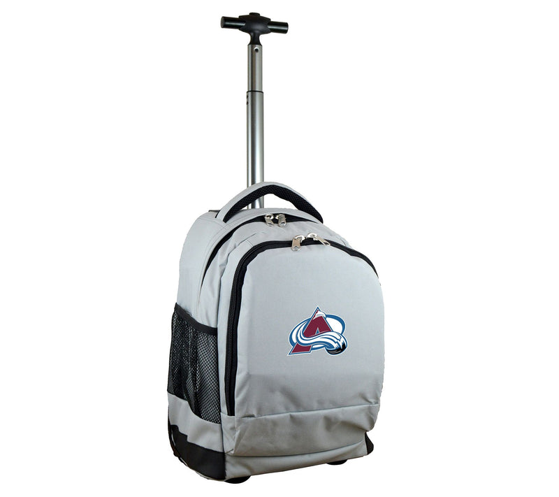 Mojo Licensing NHL 19" Premium Wheeled Backpack, Gray — View 2