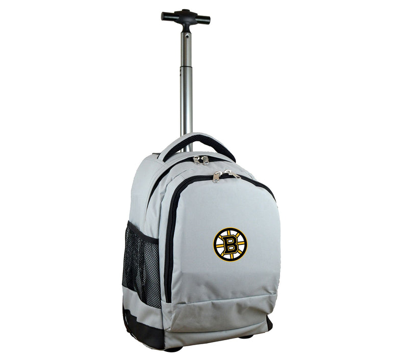 Mojo Licensing NHL 19" Premium Wheeled Backpack, Gray — View 6