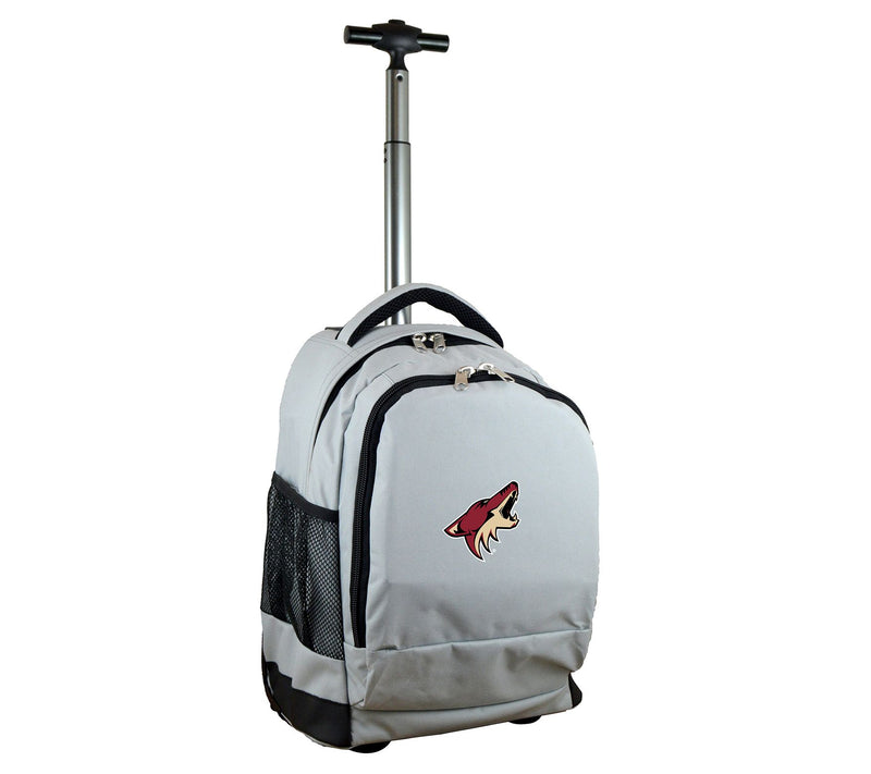 Mojo Licensing NHL 19" Premium Wheeled Backpack, Gray — View 10