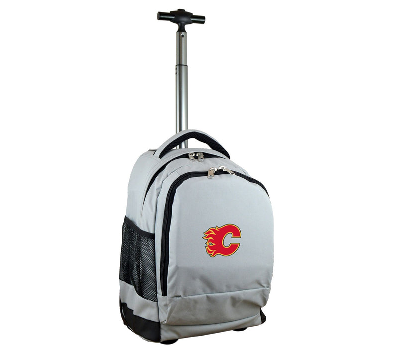 Mojo Licensing NHL 19" Premium Wheeled Backpack, Gray — View 13