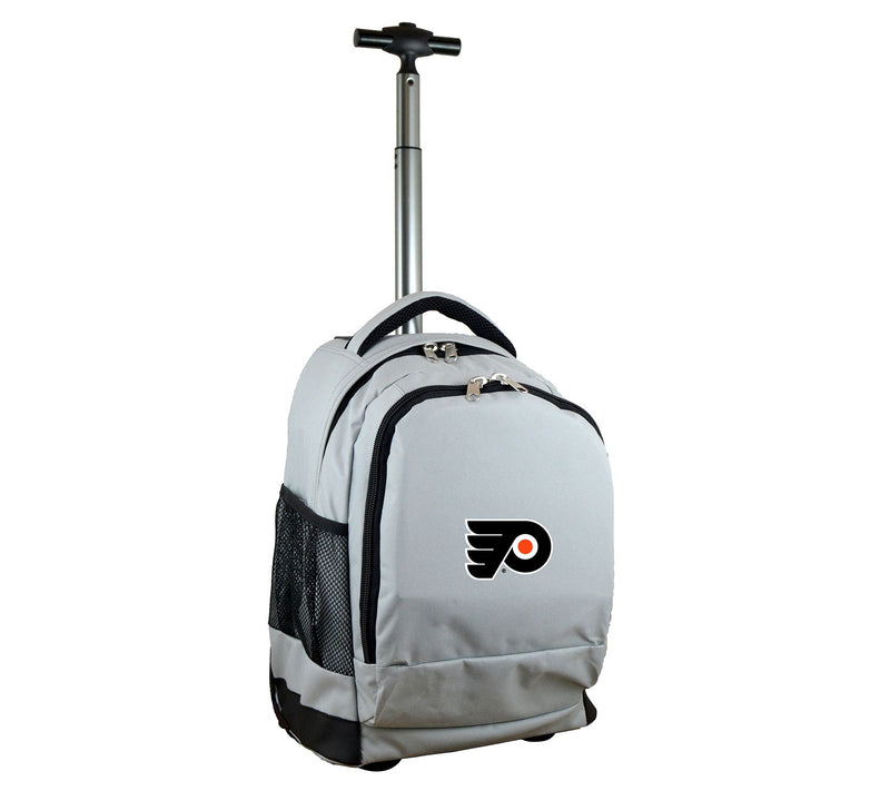 Mojo Licensing NHL 19" Premium Wheeled Backpack, Gray — View 14
