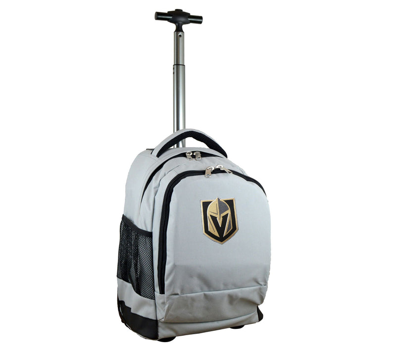 Mojo Licensing NHL 19" Premium Wheeled Backpack, Gray — View 15
