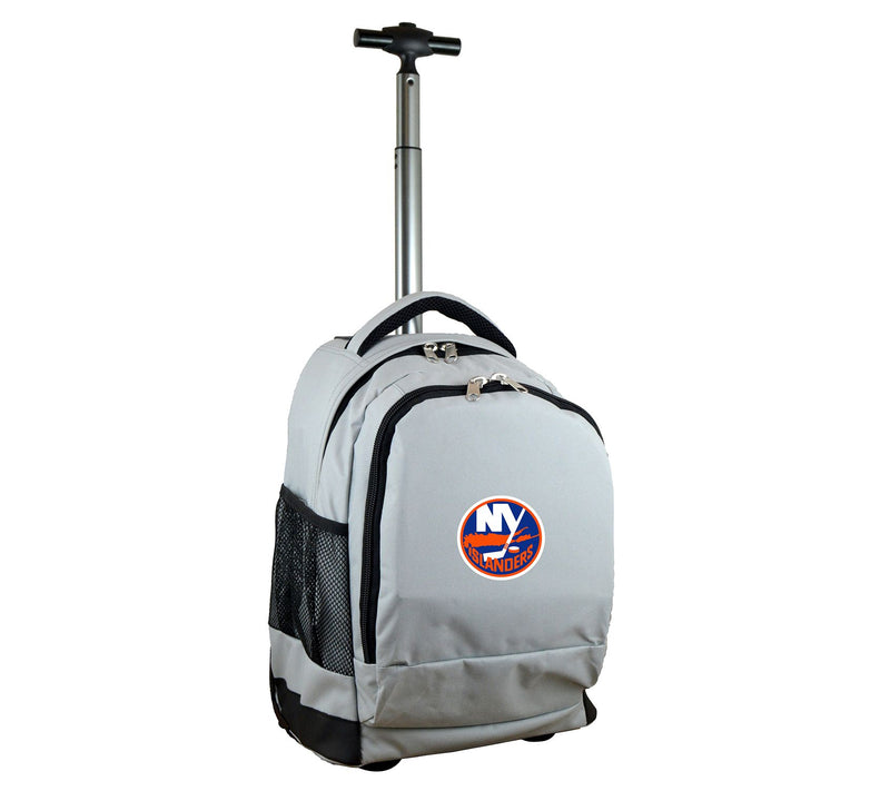Mojo Licensing NHL 19" Premium Wheeled Backpack, Gray — View 17