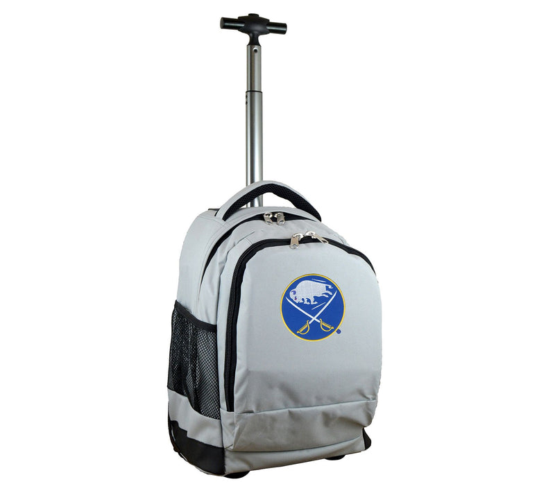 Mojo Licensing NHL 19" Premium Wheeled Backpack, Gray — View 28