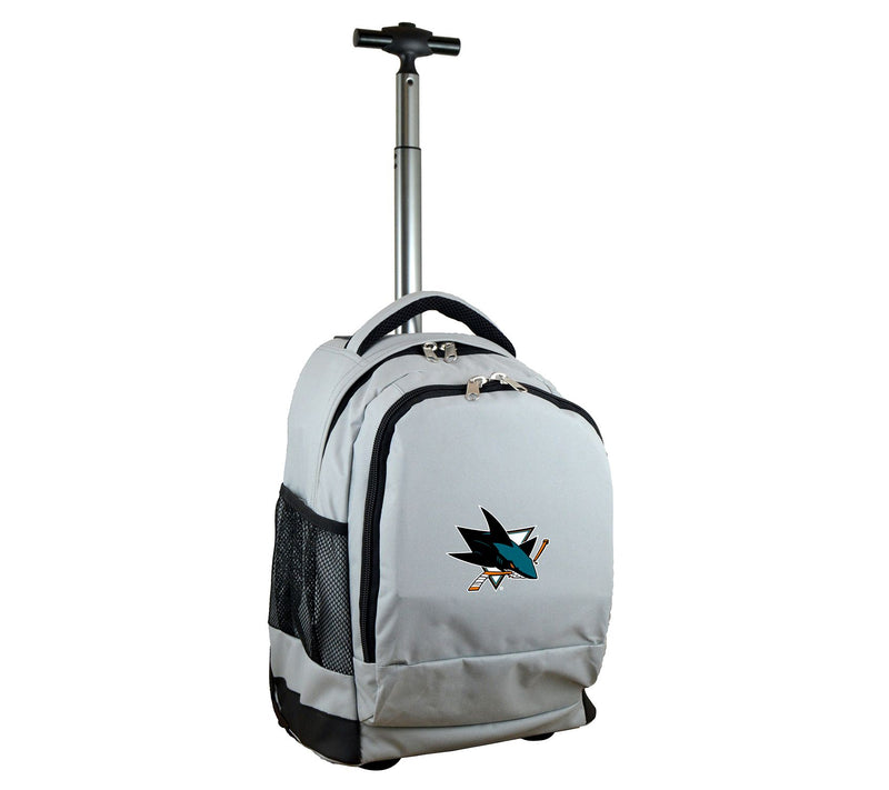 Mojo Licensing NHL 19" Premium Wheeled Backpack, Gray — View 30