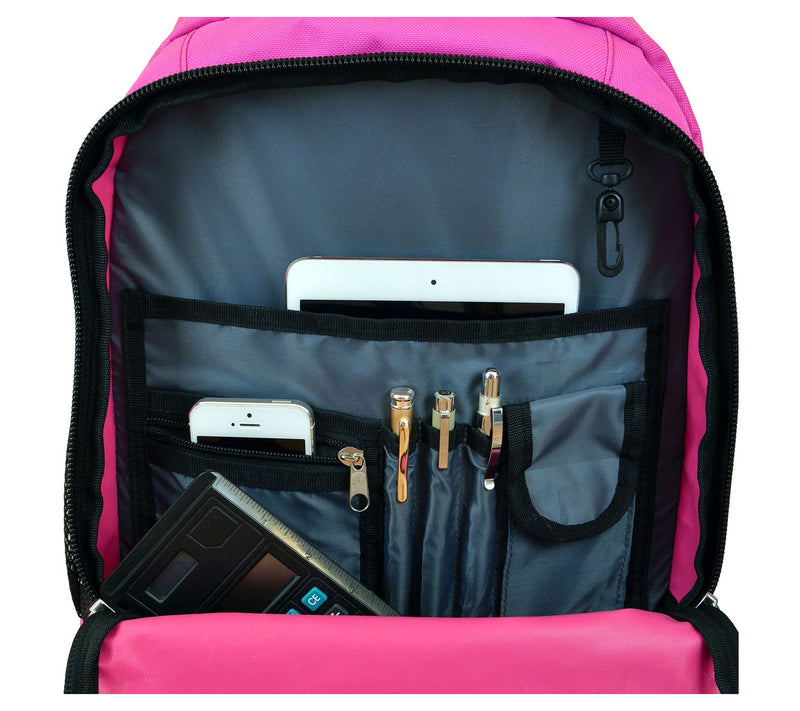Mojo Licensing NHL 19" Premium WheeledBackpack, Pink — View 4