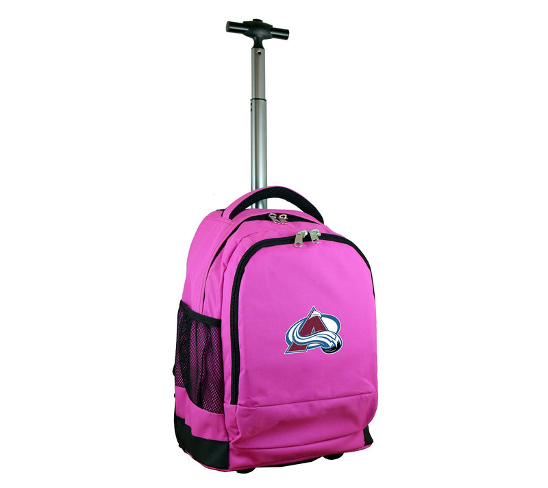 Mojo Licensing NHL 19" Premium WheeledBackpack, Pink — View 17