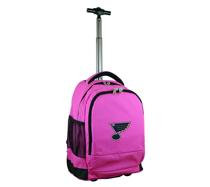 Mojo Licensing NHL 19" Premium WheeledBackpack, Pink — View 18