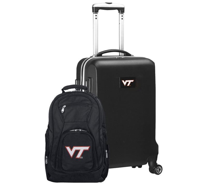 Mojo NCAA Deluxe 2 Piece Backpack and Carry-On Set, Black — Main view