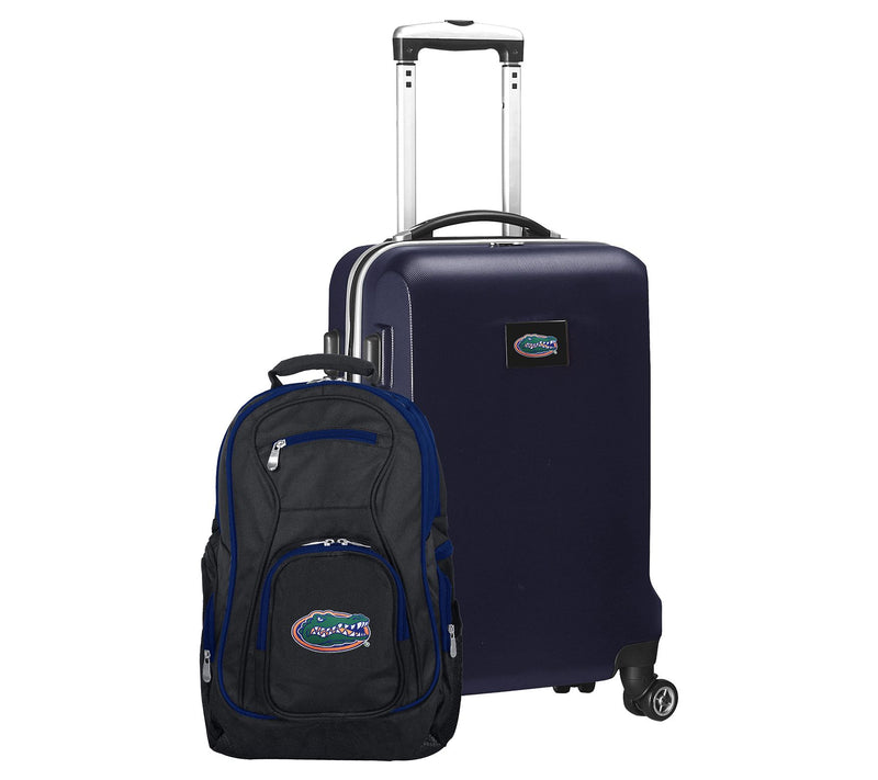 Mojo NCAA Deluxe 2 Piece Backpack and Carry-On Set, Navy — View 4