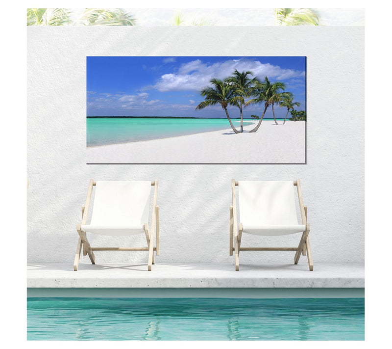 West of the Wind Outdoor Canvas Art Sugar Sand 48" x 24" — View 4