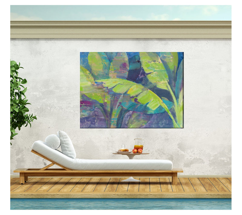 West of the Wind Outdoor Canvas Art Bermuda Pal m 40" x 30" — View 4