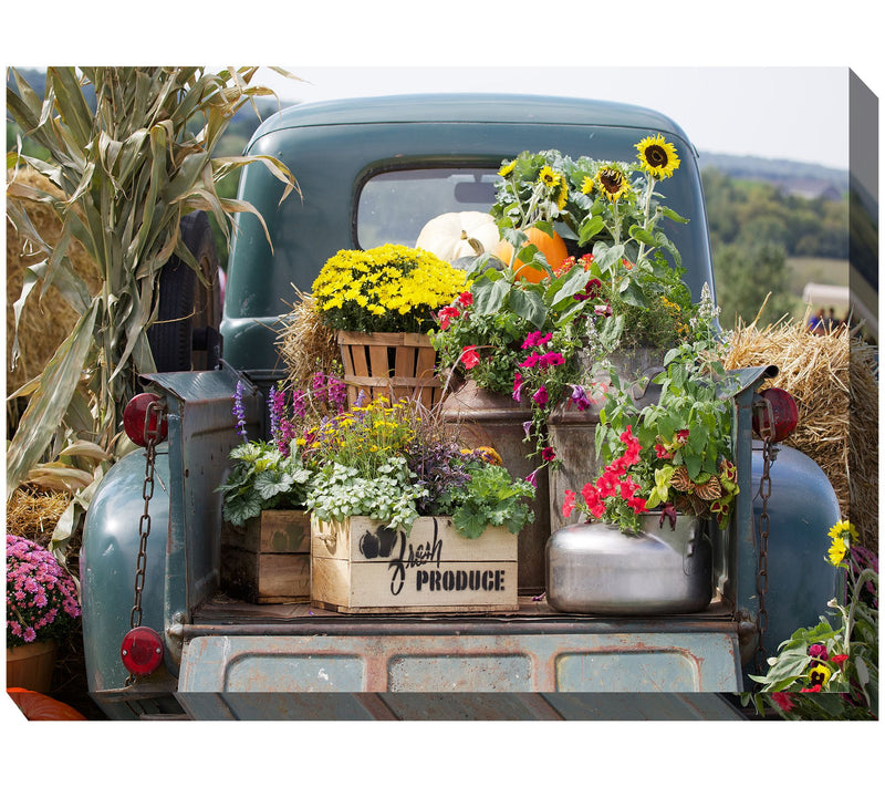 West of the Wind Outdoor Canvas Art Fresh Produce 40" x 30" — View 3