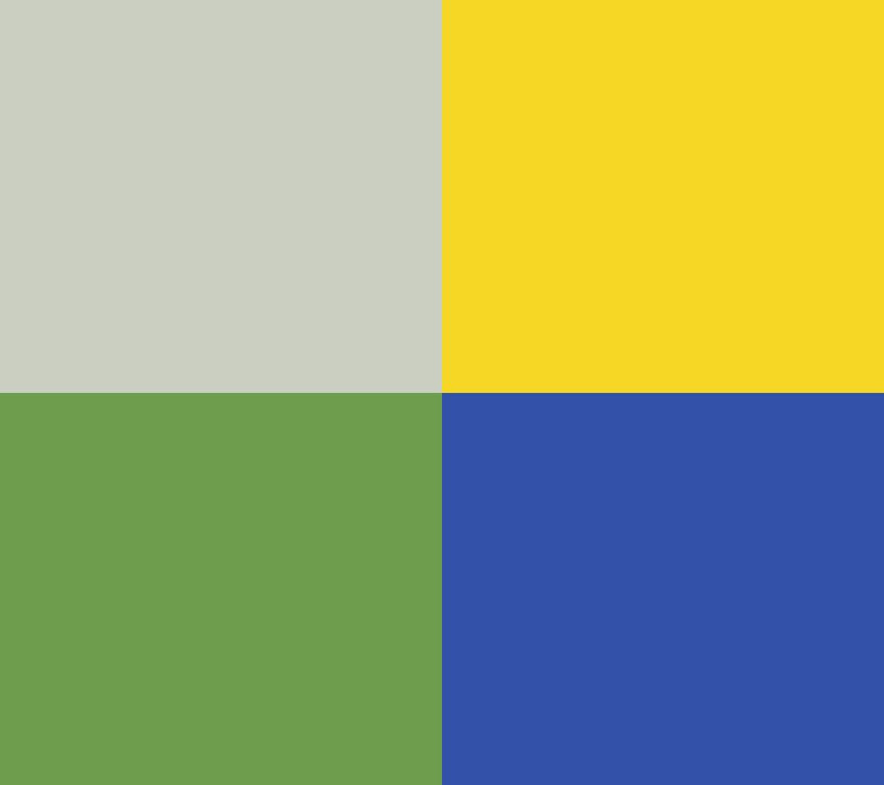 West of the Wind Outdoor Canvas Art Blue/YellowBike 40" x 30" — View 2