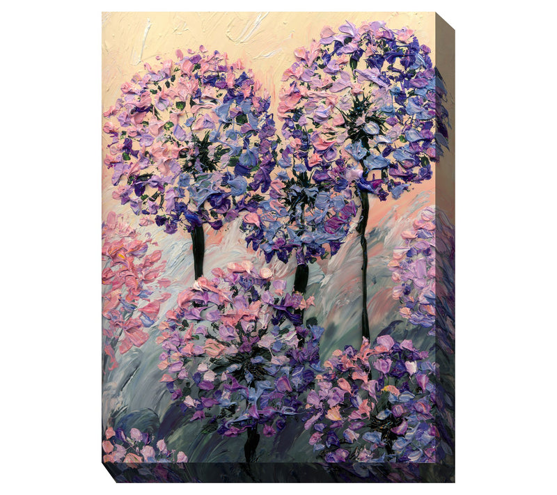 West of the Wind Outdoor Canvas Art Artistic Al lium 30" x 40" — View 3
