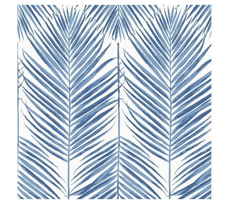 Seabrook Designs Marina Palm Coastal Unpasted W allpaper — Main view