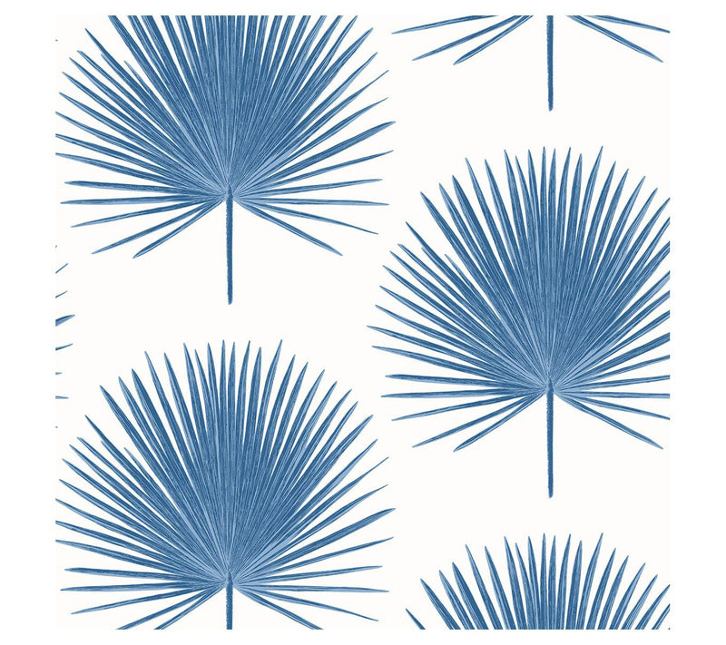 Seabrook Designs Palm Fronds Coastal Unpasted Wallpaper — View 3