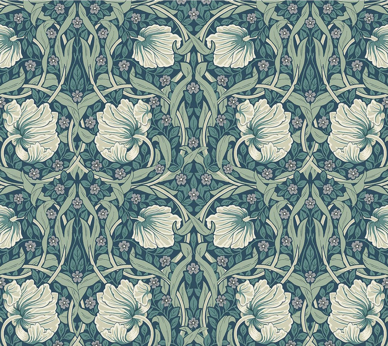NextWall Pimpernel Floral Peel and Stick Wallpaper — View 8