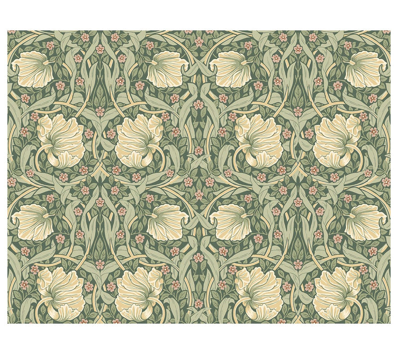 NextWall Pimpernel Floral Peel and Stick Wallpaper — View 9