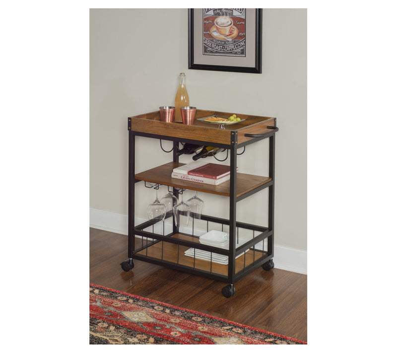 Linon Home Avery Kitchen Cart — View 5