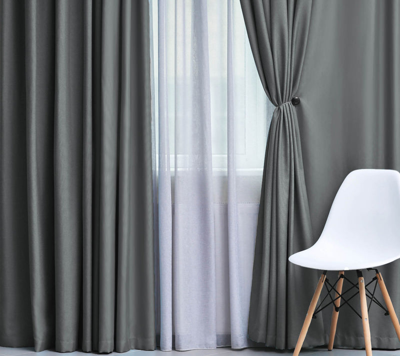 Superior Solid Insulated Blackout Grommet Curtains, 52" x 63" — View 7