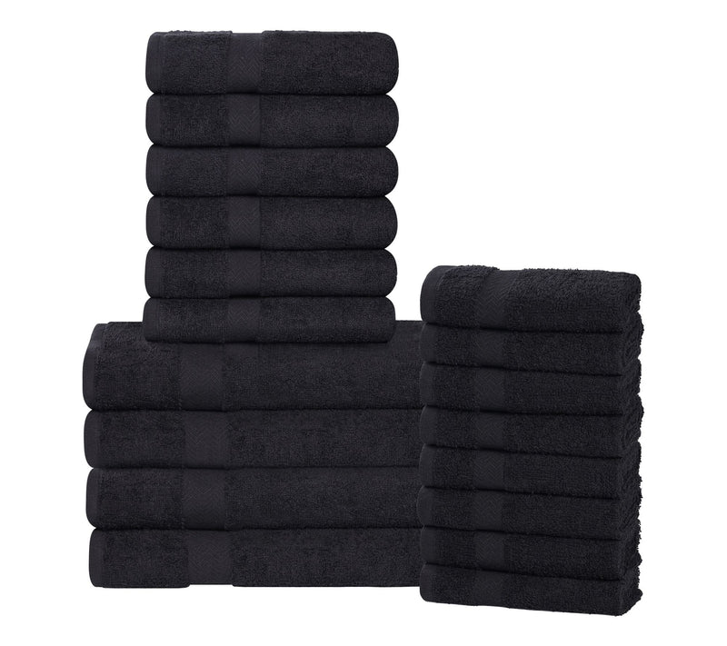 Superior Cotton Absorbent 18-Piece Towel Set — View 3
