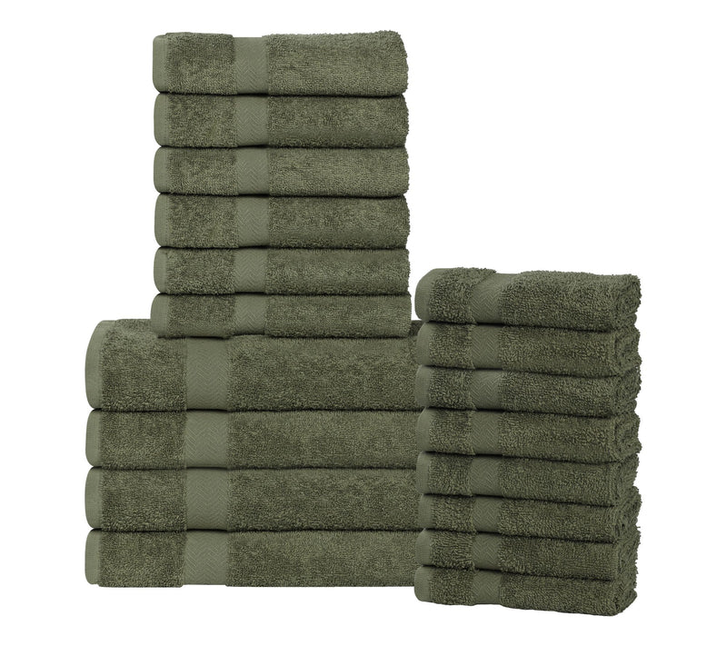 Superior Cotton Absorbent 18-Piece Towel Set — View 9