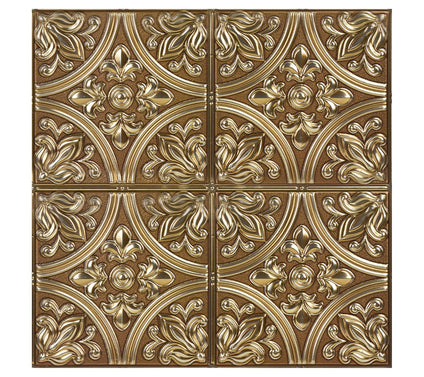Chelsea Bronze Peel & Stick Tin Tiles