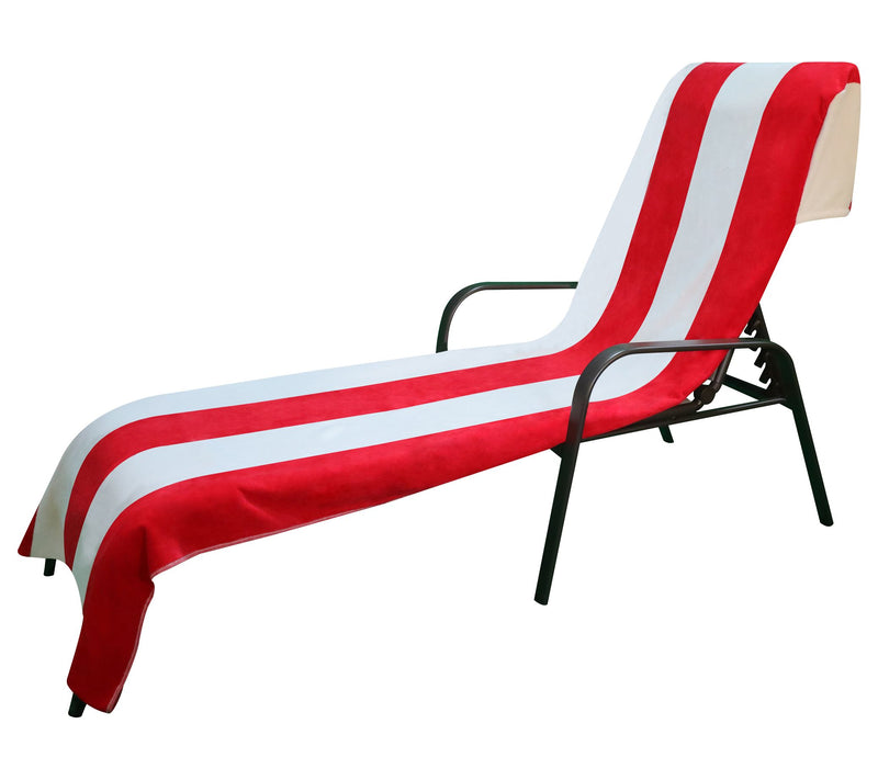 Superior Cotton Standard Size Cabana Stripe Louge Chair Cover — View 13